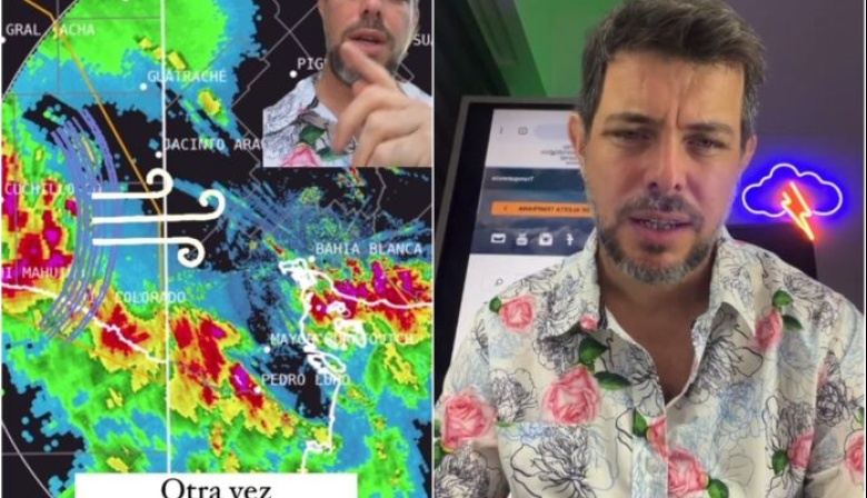 El meteorólogo José Bianco advirtió sobre las tormentas en Bahía Blanca y AMBA